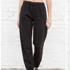 Brandy Melville Black Rosa Sweatpants